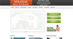 Desktop Screenshot of miramarselfstoragedestin.com