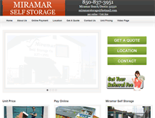 Tablet Screenshot of miramarselfstoragedestin.com